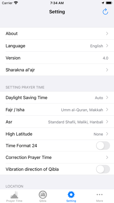 Prayer Time Pro(مواقيت الصلاة) Screenshot