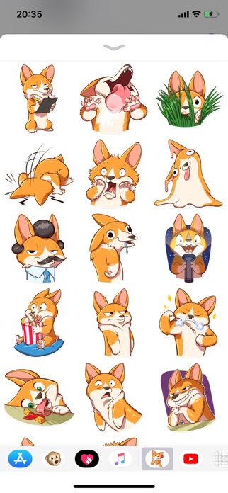 Screenshot of Bun Joe Pun Moji Funny Sticker