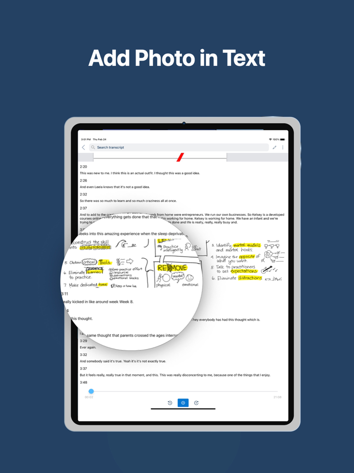 Transcriber • Speech to Text
