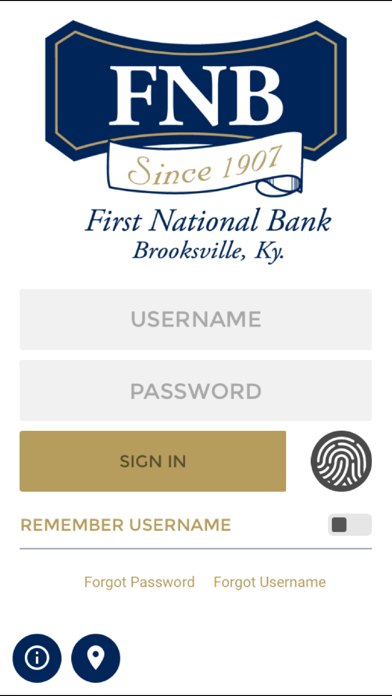 1st National Bank Brooksville Screenshot