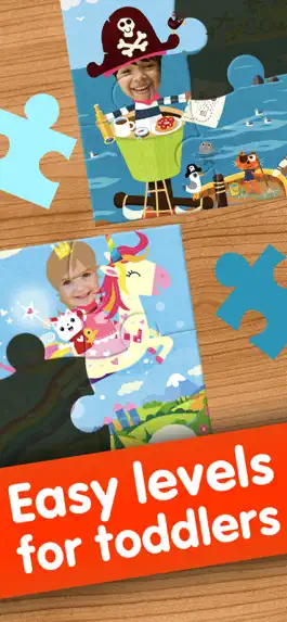 Game screenshot Toddler jigsaw puzzle for kids hack