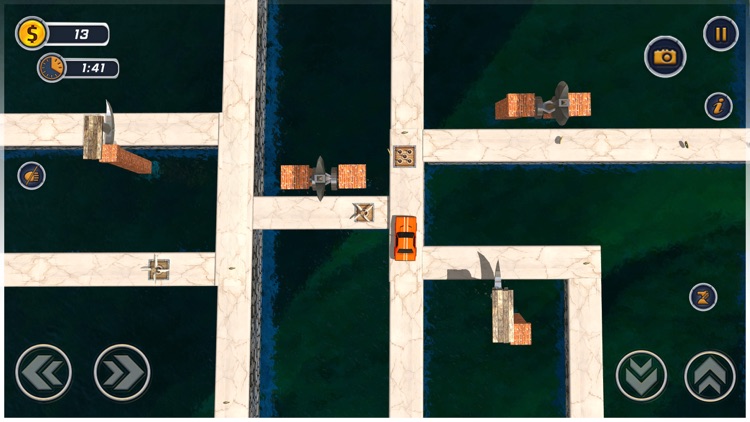 Maze ball - Wall Car Driving screenshot-3