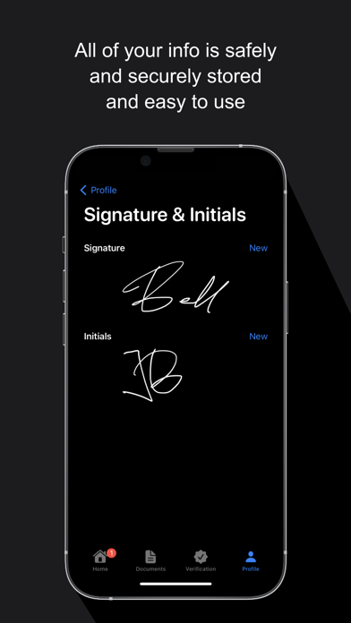 LockSign: Secure Signatures Screenshot
