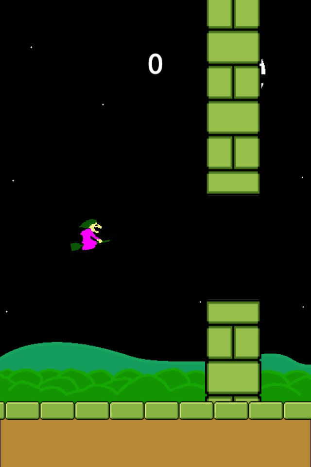 Jumpy Witch - Flappy Flyer screenshot 3