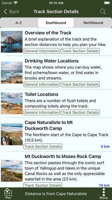 Cape to Cape Track Guide Screenshot