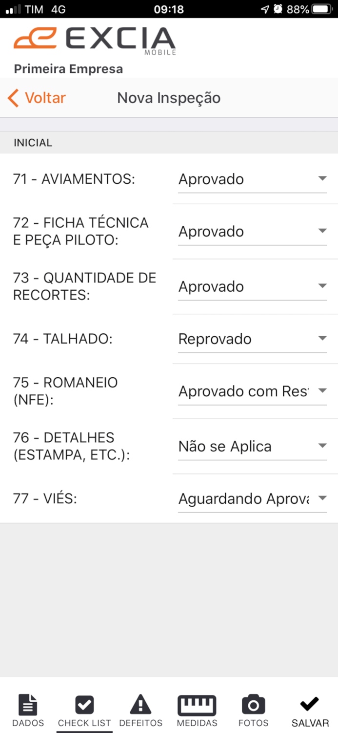 EXCIA Inspeção Antigo