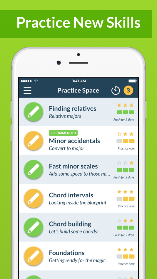 #5. Waay: Learn music theory (iOS) Podle: Ten Kettles Inc.