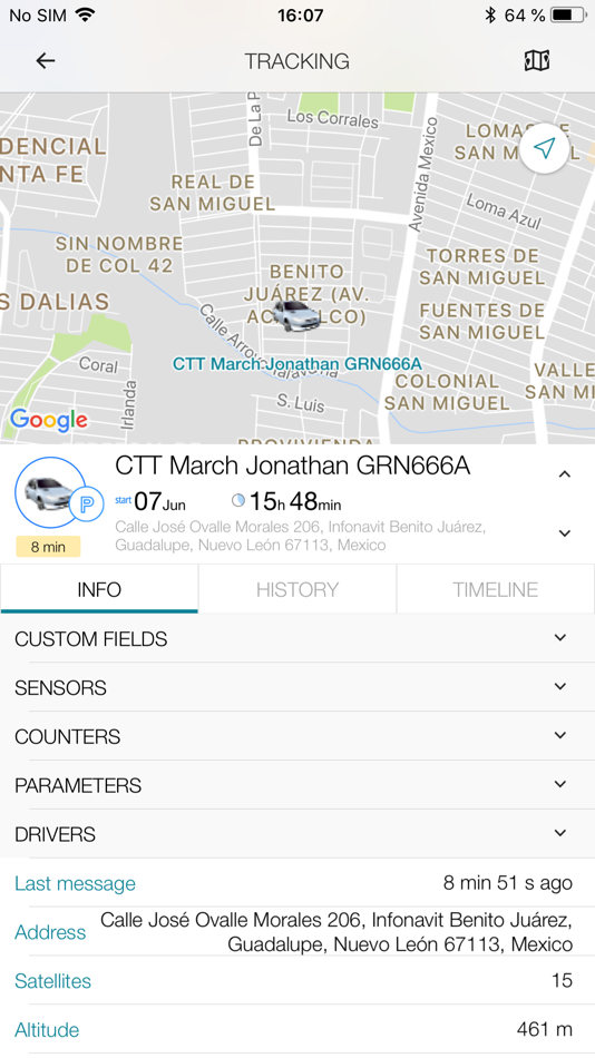 #3. CTTMX Telemática (iOS) 由: DOGO INFORMATIQUE SA DE CV