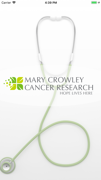 Mary Crowley Cancer Research Screenshot