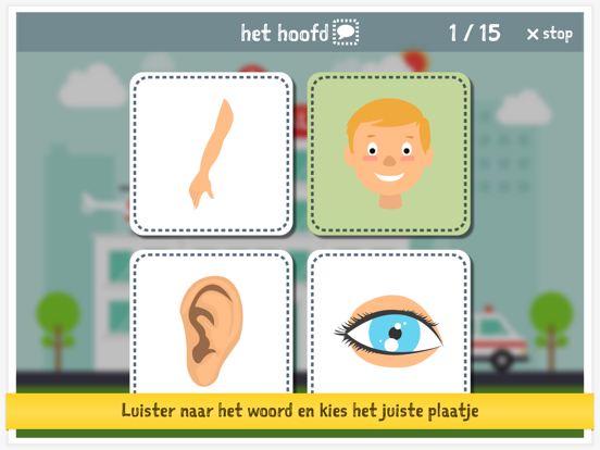 Kinderen Nederlands leren iPad app afbeelding 7