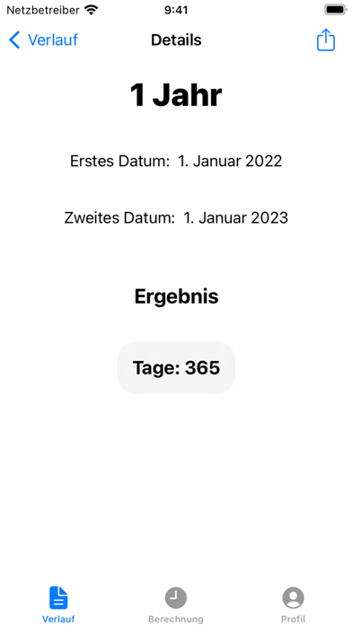 Time Period Calculator Screenshot