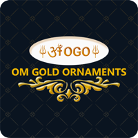 Om Gold Ornaments