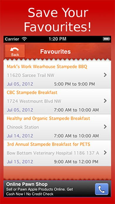 Screenshot #3 pour Free Stampede Breakfasts