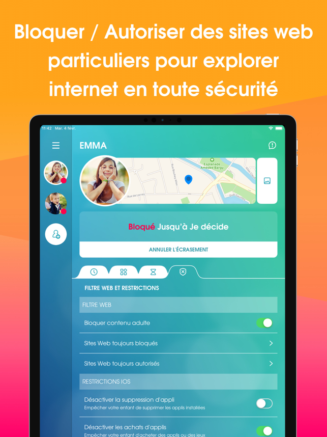 ‎Contrôle Parental & Localiser Capture d'écran