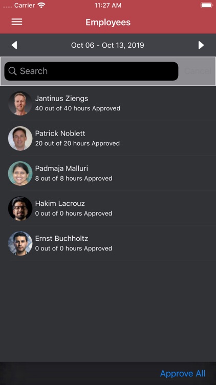 Infor LN Hours Registration screenshot-7