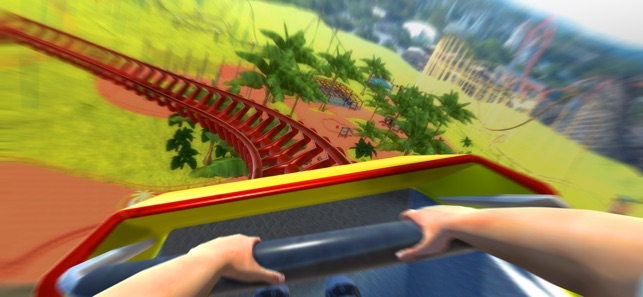 Multitud caos límite Roller Coaster VR Theme Park en App Store