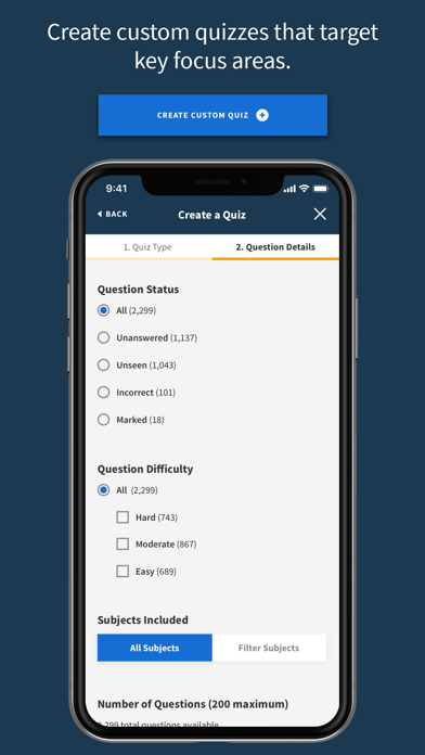 Screenshot #1 pour BoardVitals Medical Exam Prep