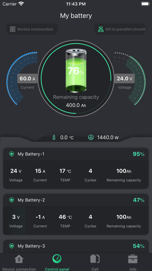 #2. My-BMS (iOS) Podle: Shenzhen Tianqin New Energy