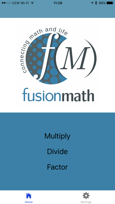 Screenshot #1 pour Fusion Math Fast Facts