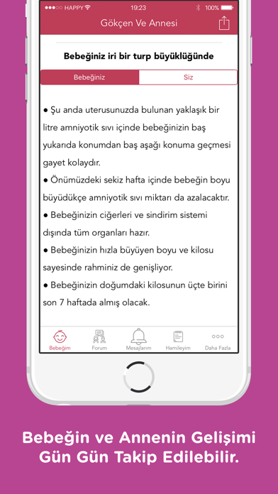 Happy Mom • Hamilelik Takibi Screenshot 2 - AppWisp.com Happy Mom • Hamilelik Takibi Screenshot 2 - AppWisp.com