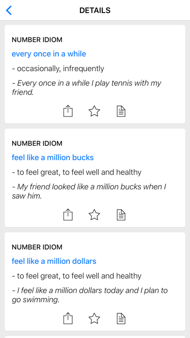 Number & Business idioms Screenshot
