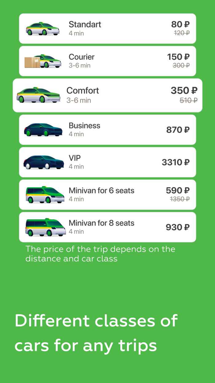 Таксовичкоф — Заказ такси