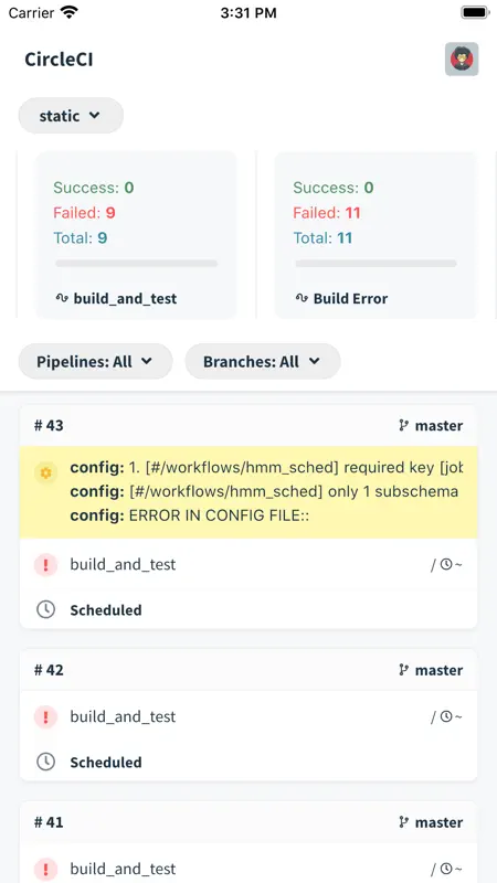 CircleCI Remote screenshot 1 of 3