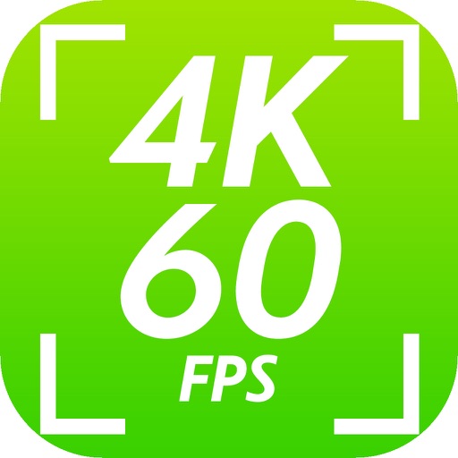 4K60 Full Screen Camera iOS App