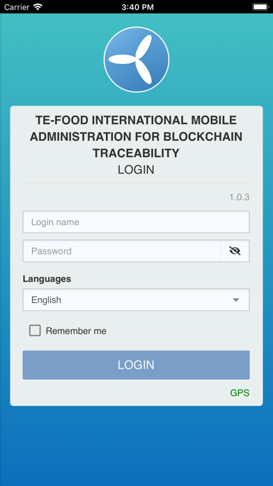 TE-FOOD International B2B App Screenshot