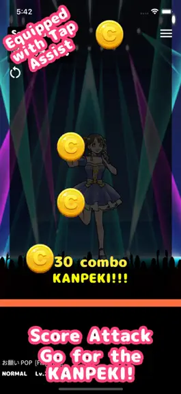 Game screenshot Rhythm Game Nagesen Idol apk