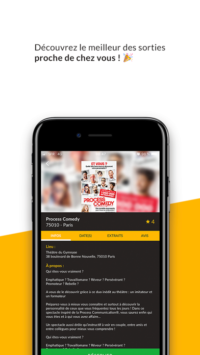 Weclap: Votre agenda sorties ! Screenshot