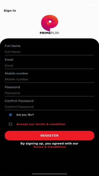 PrimePlay - Webseries & Movies Screenshot