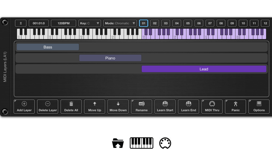 #2. MIDI Layers (iOS) 由: 4Pockets.com