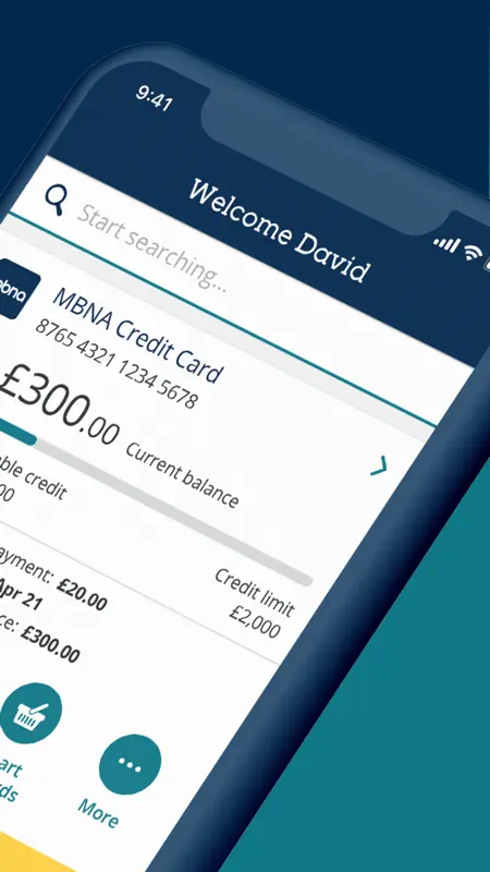 MBNA Mobile App screenshot 2 of 10