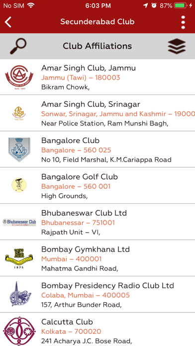 Secunderabad Club Screenshot