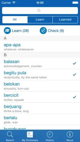 Game screenshot Indonesian−English dictionary hack