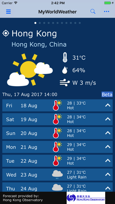 MyWorldWeatherのおすすめ画像1