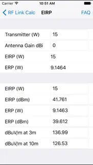 rf link calc iphone screenshot 2