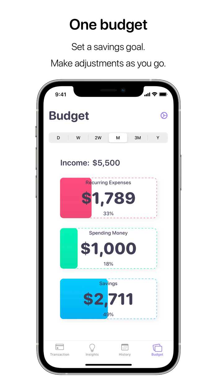 Nudget Spending Tracker