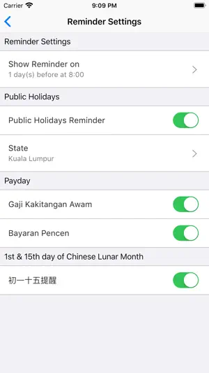 Malaysia Calendar 2027 Holiday screenshot 3