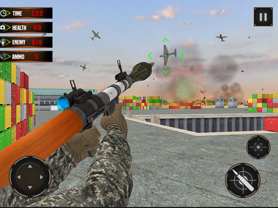 Airplane Combat Shooting Games iPad screenshot