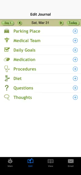 Game screenshot Patient Journal apk