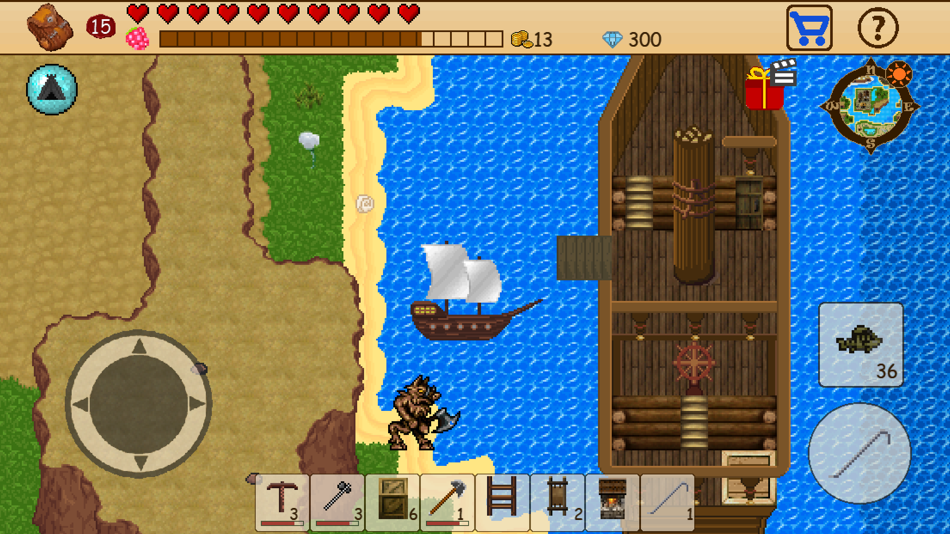 #9. Survival RPG: Open World Pixel (iOS) Bởi: Bew Games inc.
