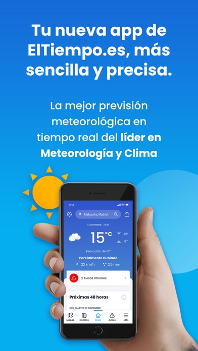 Screenshot #1 pour ElTiempo.es: Tiempo y Radar