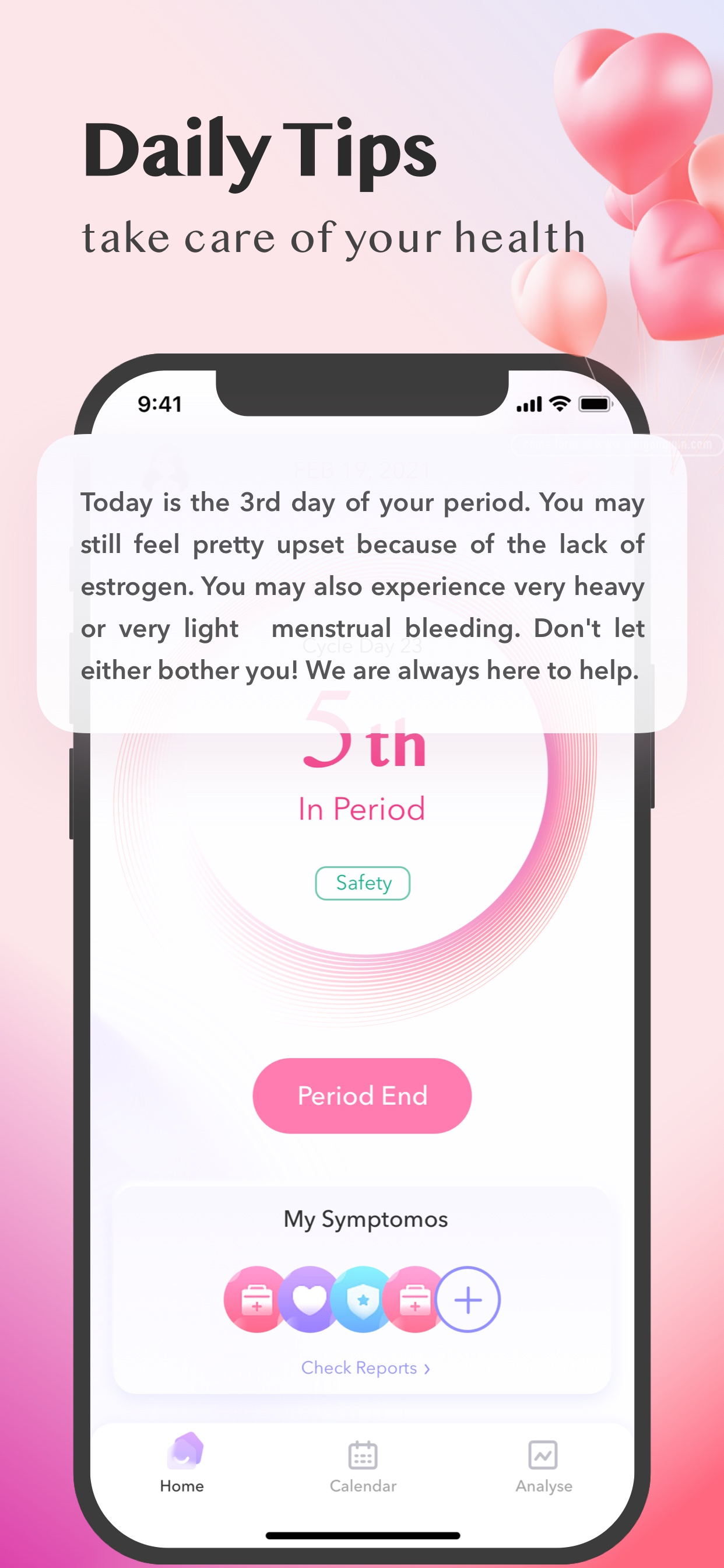 Flyer Period Tracker