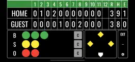 Game screenshot Easy Baseball Scoreboard apk