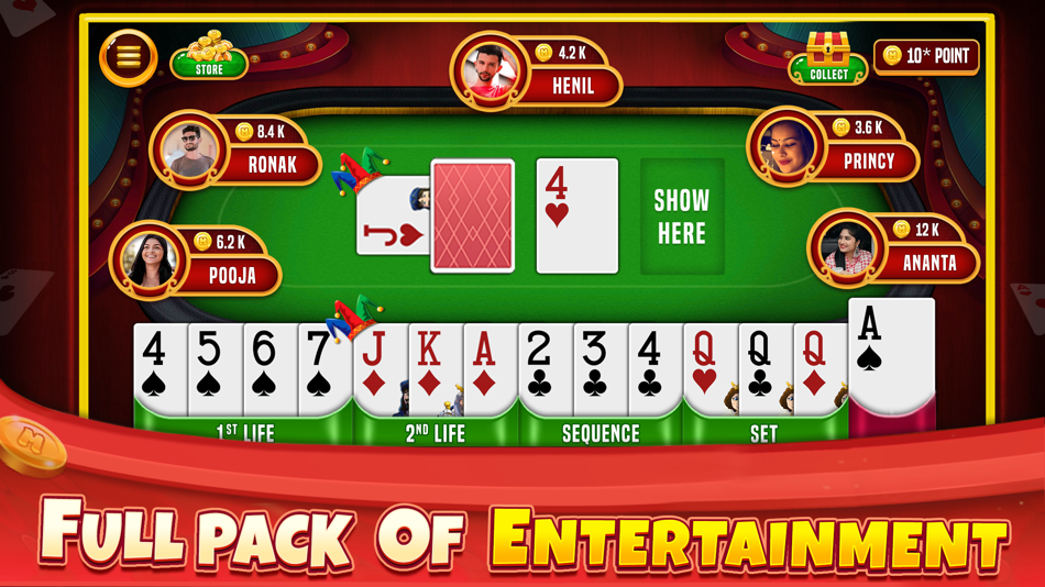 Indian Rummy Offline Card Game - 1.4 - (iOS)