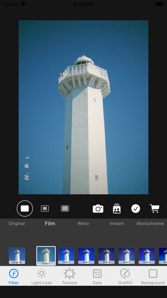 Film camera & Instant cam app - 2.3.8 - (iOS)