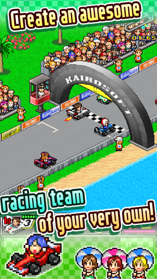 #3. Grand Prix Story (iOS) โดย: Kairosoft Co.,Ltd