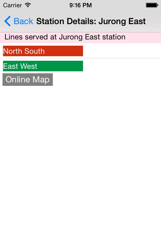 Singapore Train Route Planner screenshot 4